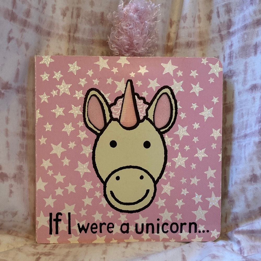 Jellycat Baby Touch and Feel Board Books, If I were a Unicorn